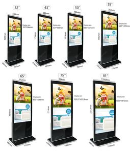 43inch FHD 350nits 178 View Angle <strong>Android</strong> <strong>Information</strong> Presentation Dishes Menu Digital Signage LCD Advertising Screen Kiosk - Product Image 4