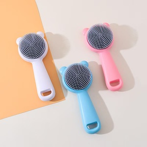 Yumuşak çok amaçlı banyo mesajı fırça silikon şampuan fırçası - Product Image 2