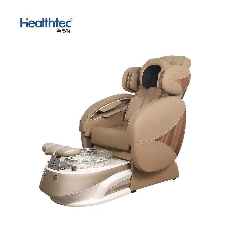 Healthtec 2023 yeni sıcak lüks tam vücut masajı manikür pedikür Spa sandalyesi tırnak salonu için