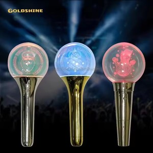 Bts Idol özel 3D RGB işık sopa elektrolizle bomba konser Cheerign Penlight parti süslemeleri özelleştirilebilir - Product Image 2