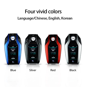 Smart LCD Car <strong>Key</strong> Upgrade Keyless USB Chargeable Large Battery Universal English Remote <strong>Key</strong> Fob - Product Image 2