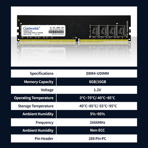 ذاكرة صناعية <span class=keywords><strong>DDR4</strong></span> SODIMM 16GB MHz ECC مع نطاق درجة حرارة واسع للتشغيل في بيئة قاسية - Product Image 6
