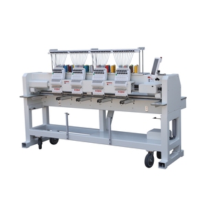 4 cabezas 15 agujas Cap calcetines monograma máquina de bordado por ordenador con Dahao último sistema de Control de bucle cerrado - Product Image 1