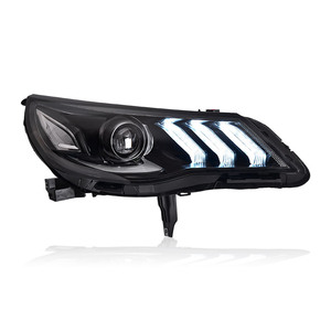 Headlight Assembly for Chevrolet <strong>Malibu</strong> 2016-2018 DRL Sequential Turn Signal <strong>LED</strong> Dual Beam Lens - Product Image 4