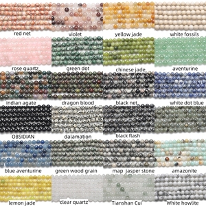 8mm Natural Stone Loose <strong>Beads</strong> Strings for Bracelets Necklace Polished Round <strong>Beads</strong> for DIY Jewelry Making Handmade