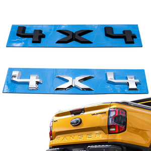 3D Metal Car Sticker Rear Trunk Nameplate Tailgate <strong>Badge</strong> for Ford Ranger Wildtrak 2022-2023 4x4 Vehicle Emblem <strong>Badge</strong> <strong>3M</strong> Adhesive - Product Image 1