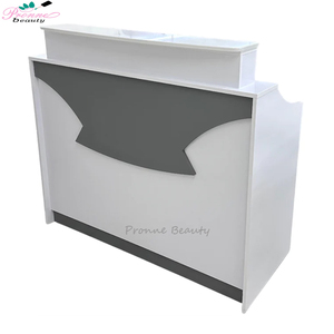 美容院多抽屉储物收银机大理石顶接待台前台柜台 - Product Image 1