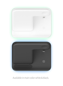 Kablosuz şarj 3 in 1 FCC 15W hızlı şarj standı Apple için İzle 5 4 3 Airpods Pro İstasyonu Dock iPhone 11 XS XR X 8 - Product Image 4
