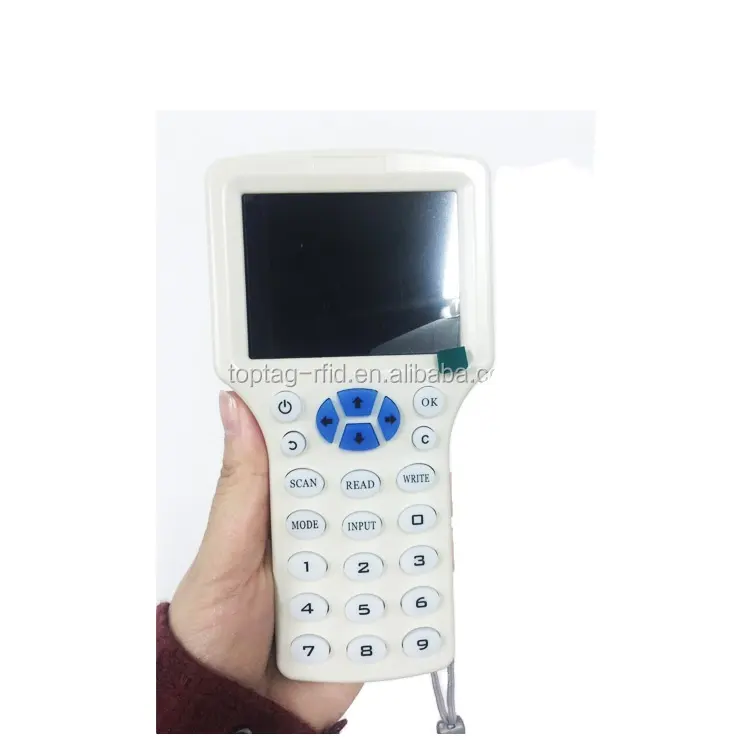휴대용 EM4305 125KHz ID 카드 복사기 RFID 13.56Mhz NFC 키 태그 라이터 UID 카드 복사기