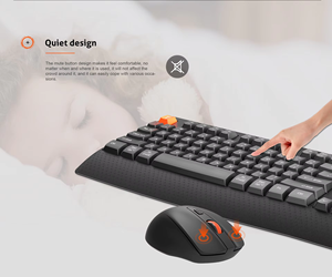 Factory-Supplied Genius <strong>Mouse</strong> <strong>Keyboard</strong> Set <strong>Multi</strong>-System USB Interface New Desktop Typing Tool Adjustable DPI Russian English - Product Image 3