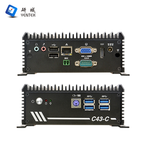 YENTEK Mini-PC Intel J4125 N100 5205U DDR4 HD VGA Win10 Linux Ubuntu RJ45 LAN RS232 DB9 COM Lüfter loser Industrie-PC-Mini computer - Product Image 2