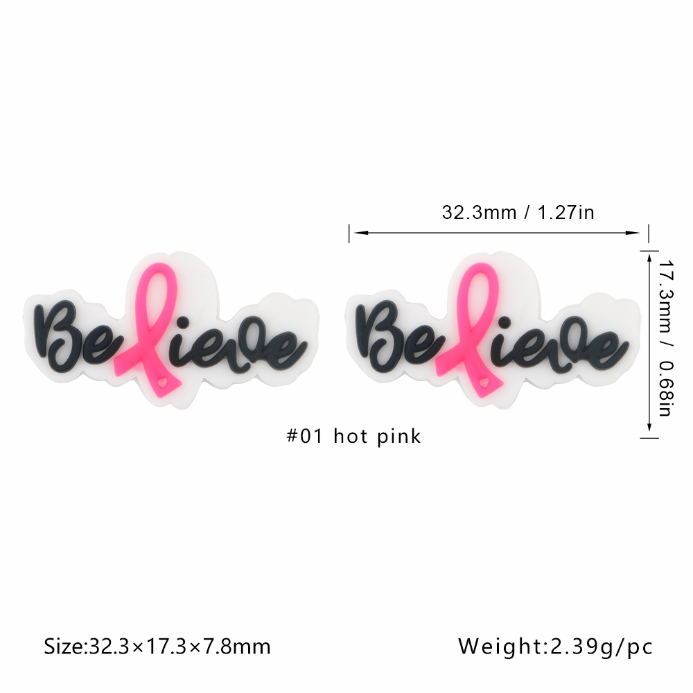 Ribbon silicone Focal bead SA406