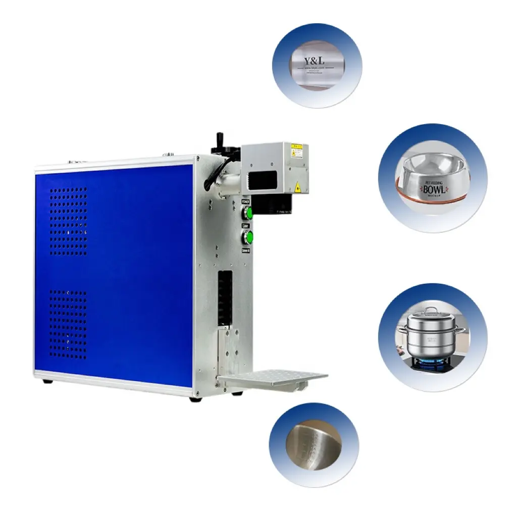 Imprimante laser portative industrielle Marquage laser portatif d'étiquettes à main Marqueur laser industriel mobile