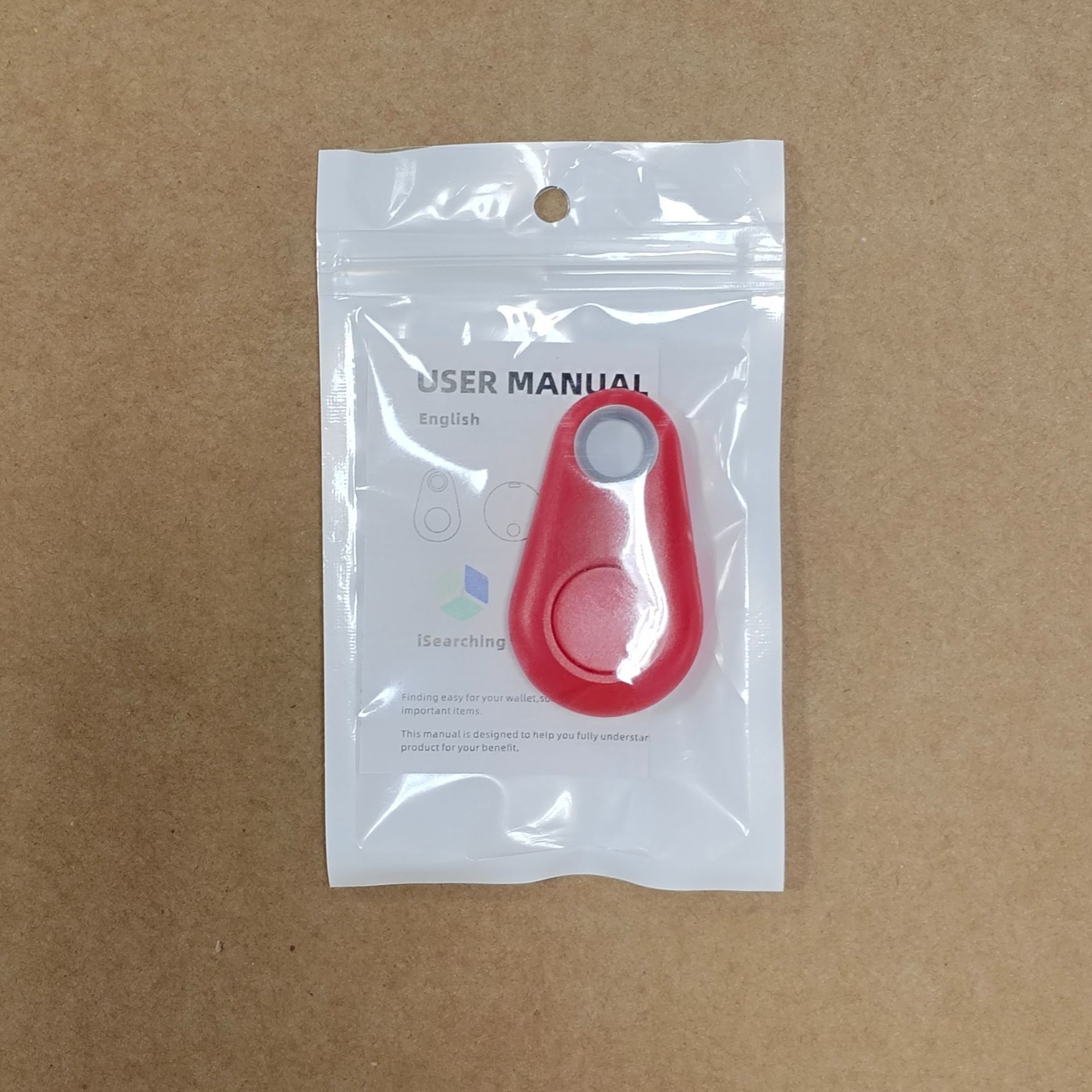Instrucciones para la bolsa roja nacarada.