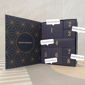 Nóng! Tùy Chỉnh Có Thể Tái Chế <span class=keywords><strong>Advent</strong></span> Lịch Rỗng Make up Tông Giấy Mỹ Phẩm Bao Bì <span class=keywords><strong>Advent</strong></span> Lịch Hộp Quà Tặng Cho Giáng Sinh - Product Image 3