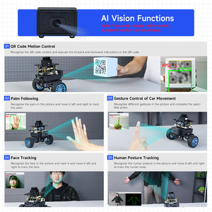 4KG Load AI Vision Micro ROS Ausgleichs auto Eingebauter 6-Achsen-IMU-Sensor unterstützt C-Sprache und Python ROS2 - Product Image 5
