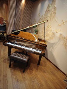 2025 Antique Deluxe Walnut Grand Piano Restored German Quality - Product Image 4