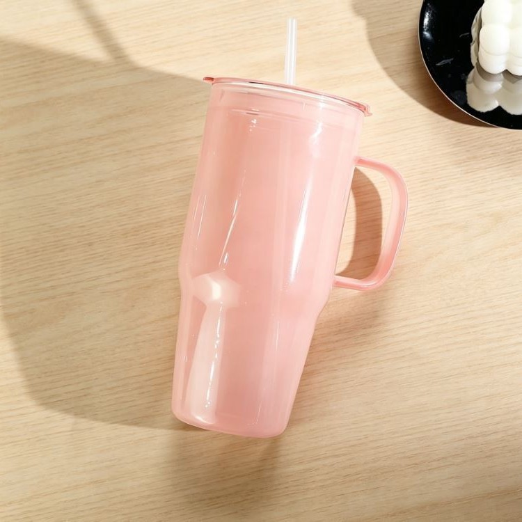 tasse de paille de moto bleue à haute teneur en bore