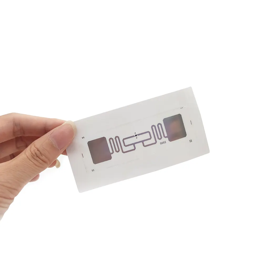 Impresión a doble cara impermeable 70*17mm UHF RFID etiqueta almacén logística gestión lectura rápida UHF RFID etiquetas etiqueta
