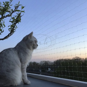 Hot Sale Strong Nylon HDPE PP PE Transparent <strong>Mesh</strong> Safety <strong>Net</strong> Heavy Duty Cat Balcony Window Fall Protector <strong>Custom</strong> Cutting Service - Product Image 3