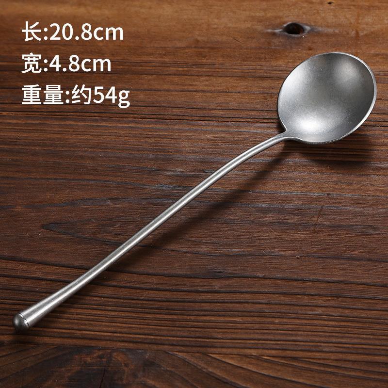 Dinner spoon (vintage snowflake sand design)
