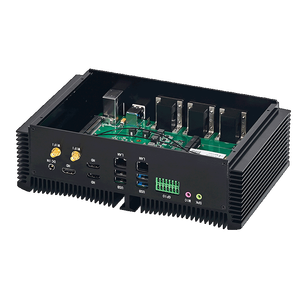 升级核心第十代i7 i5无风扇电脑minipc 8 USB端口双局域网6 com Linux工业迷你电脑办公