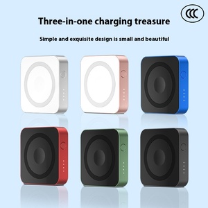 Cargador inalámbrico magnético de gran capacidad tres en uno Mini banco de Energía de salida de 5W Carga rápida para dispositivos Apple Uso transfronterizo - Product Image 2
