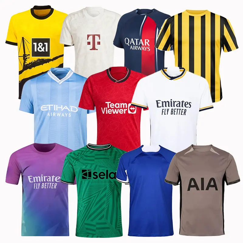 2024 New Club Soccer Jersey Shirts Men Boys Football Jersey Design Team Soccer Wear Quality Football Clothes
