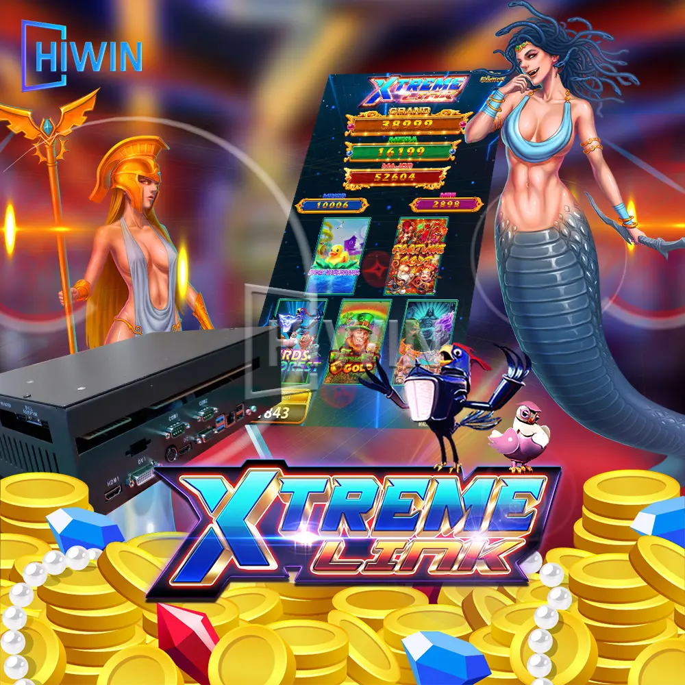 St.Patrick 'S Gold Xtreme Link 5 In 1 Skill Game Machine 5 Games Vercitale Touchscreen Skill Arcade Game Machine Met Software
