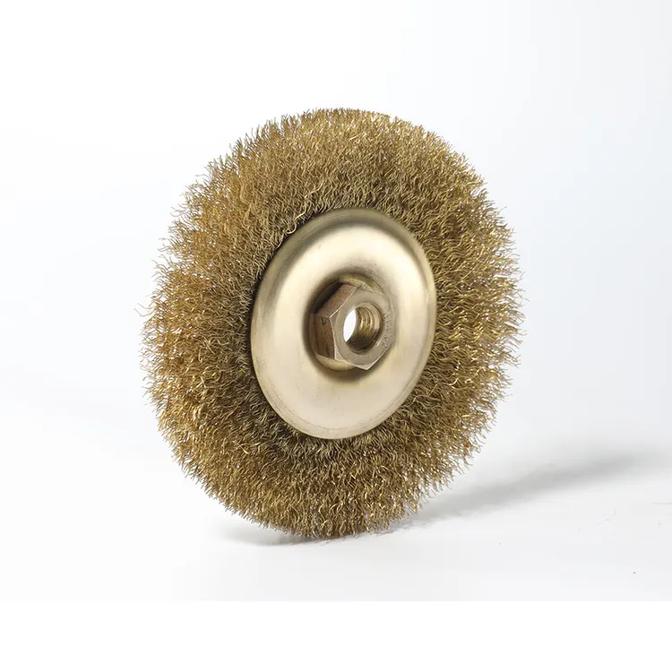 Brass Wire wheel brush for electric tools