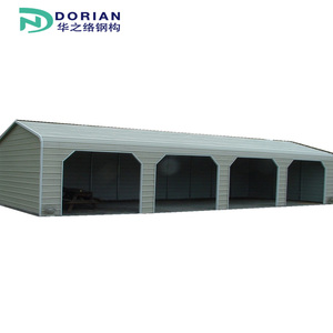 Kim Loại mái nhà để xe di động xe đổ kết cấu thép xây dựng với các công cụ - Product Image 3