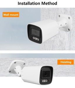 Luce stroboscopica attiva rossa e blu visione notturna a colori 4K Poe Ip telecamera di sicurezza esterna Ip66 impermeabile telecamera di rete Bullet - Product Image 3