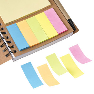 BECOL, venta al por mayor, Bloc de notas de estudiante multicolor, Mini Bloc de notas con logotipo personalizado, cuaderno espiral de papel Kraft ecológico con notas adhesivas