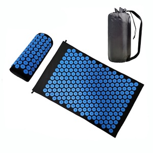 Eco Frindly Spiked <strong>Yoga</strong> Mat Akupressurmatte Spike <strong>Shakti</strong> Acupuncture Massage Mat and Pillow Set - Product Image 3