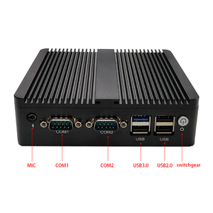 Directo de fábrica N2840 CPU Fanless Mini computadora industrial 2 LAN 6 USB SSD Disco duro Procesador I3 integrado Aplicaciones de escritorio - Product Image 4