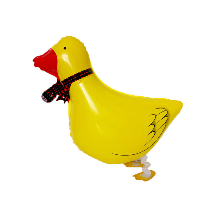Canard blanc qui marche,