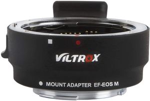 Viltroxオートフォーカスレンズアダプターリング電子キヤノンレンズEOS EF EF-SからEOS M EF-MカメラM2 M5 M6 M10 M50 M100