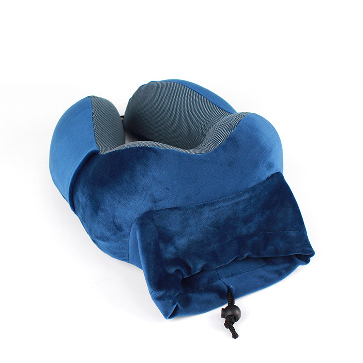 blue drawstring bag