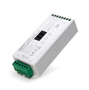 Milight Miboxer 5 canales DMX512 decodificador D5 CX RGB CCT voltaje constante RDM controlador LED para tira led - Product Image 2