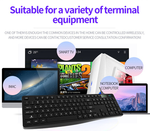 Juego de teclado y ratón inalámbrico USB silencioso de 2,4 GHz Combo de ratón y teclado de nueva condición de tamaño completo - Product Image 6