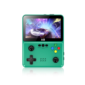 Console di gioco portatile verde Premium 2500 i giochi scaricare supporto per la battaglia a 2 giocatori e compatibilità con i giochi a 8 bit/64 bit - Product Image 5