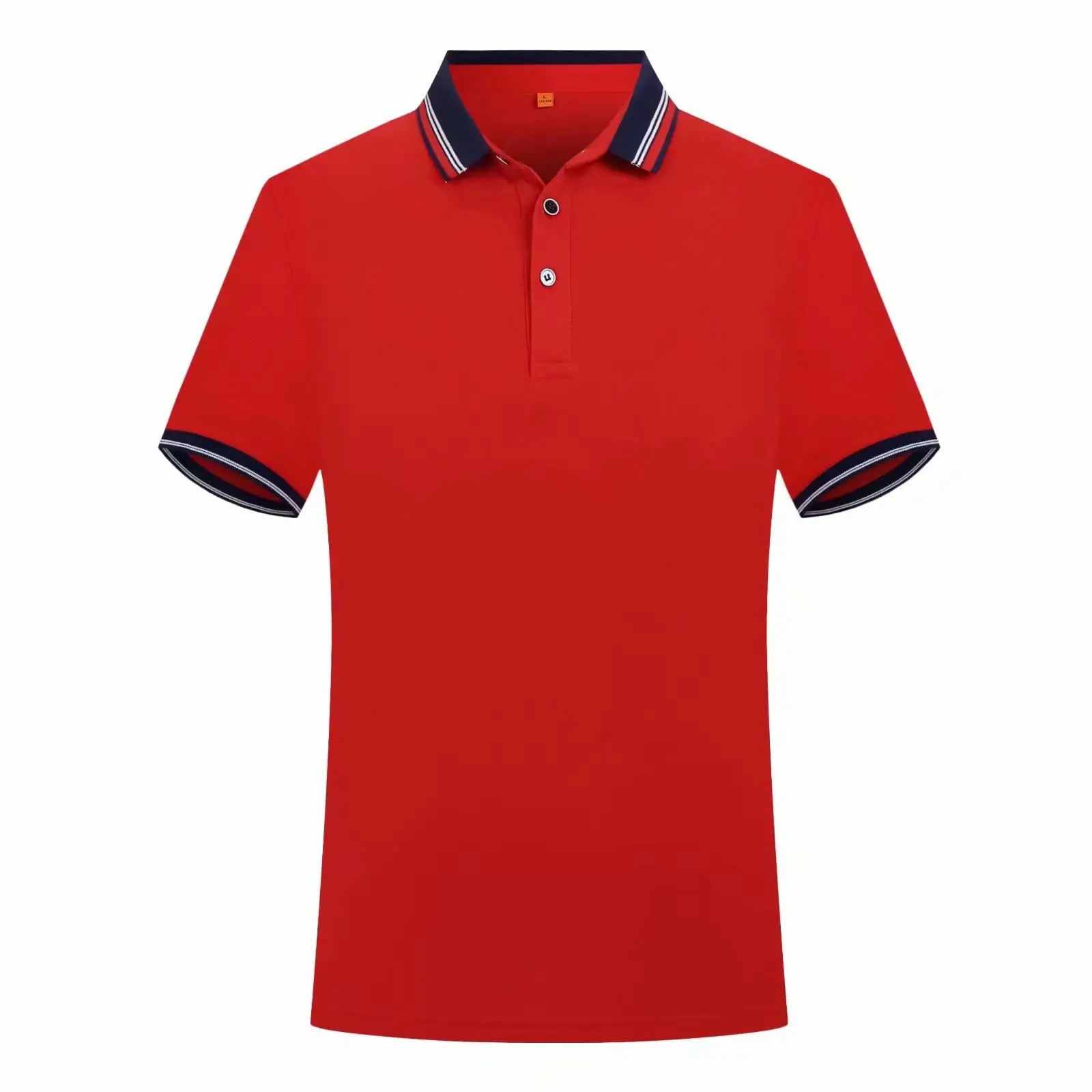 T-shirts polo personnalisés Vente de gros T-shirts manches courtes unisexe en coton uni Chemise polo vierge pour homme et femme