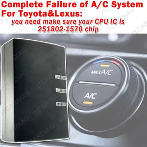 Think Elk ToyoAC Mcu Flash-ECU-Programmierer für Toyota Lexus Denso 251802-1570 Chip HEATER SERVOMOTOR VERSTÄRKER-RELAIS-Amp-Modul - Product Image 3