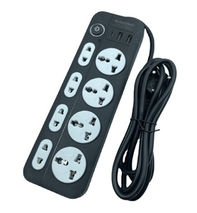 New Style Sell Well <strong>3</strong>-5way with Usb Plug Power Cord 2m <strong>Multi</strong>-<strong>functional</strong> <strong>Socket</strong> Meters Can Be Customized - Product Image 4