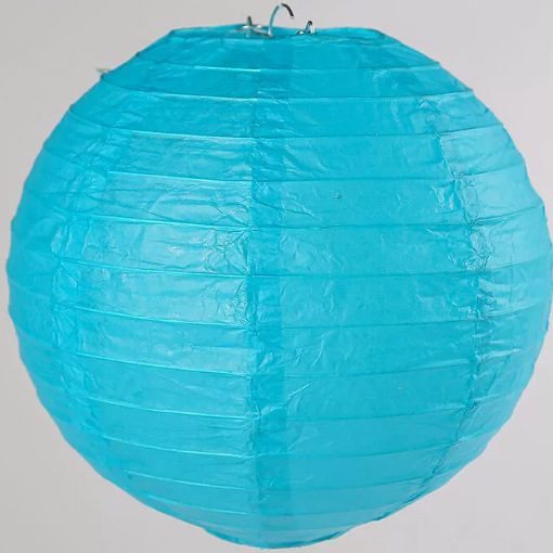 Lanterne bleue (8 pouces 20cm)