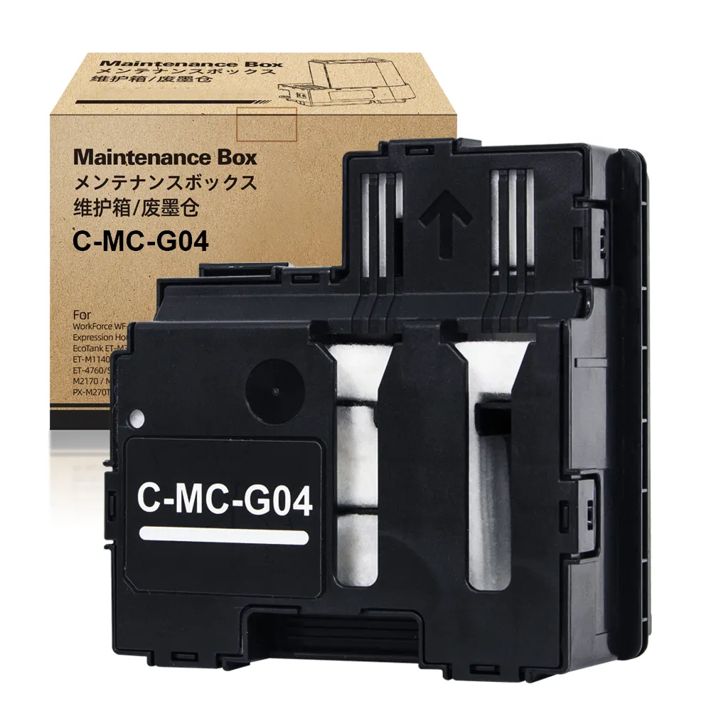 Topjet MC-G04 MC G04 MCG04 Wartungsbox Kartusche Abfall Tintenbehälter Pad kompatibel für Canon PIXMA G1130 G2170 G3630 Drucker