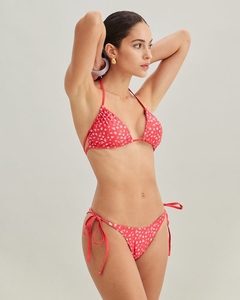 Hoge Kwaliteit Custom Bloemenprint Strappy Strik Design Driehoek Bikini Voor Vrouwen Plus Size Badpakken Groothandel Voor Strand - Product Image 4