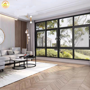 Finestre di vetro con telaio in alluminio con prezzo a buon mercato ultimo Design semplice in alluminio finestra di casa scorrevole - Product Image 1