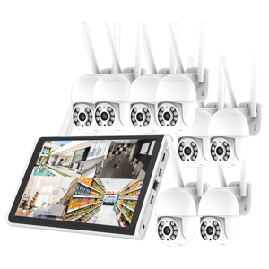Ikevision ICSEE WIFI 4CH 8CH PTZ Dome NVR Kit with 10.1inch LCD Monitor <strong>3MP</strong> <strong>Camera</strong> H.265 Human Motion Detection Security CCTV - Product Image 2