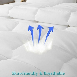 Chăn Chần Sợi Nhỏ Sang Trọng Chăn <span class=keywords><strong>Doona</strong></span> Vải Polyester Nhẹ Cỡ King Với Vỏ Bông Cho Khách Sạn Gia Đình - Product Image 5